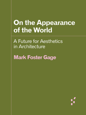 cover image of On the Appearance of the World